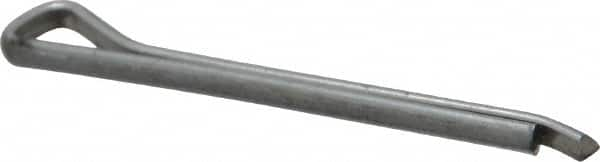 Made in USA - 1/8" Diam x 1-1/2" Long Hammerlock Cotter Pin - Grade 2, Zinc-Plated, Steel - Caliber Tooling