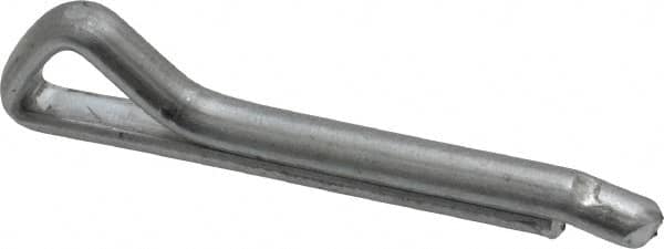 Made in USA - 3/16" Diam x 1-1/4" Long Hammerlock Cotter Pin - Grade 2, Zinc-Plated, Steel - Caliber Tooling