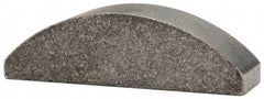 Made in USA - #1622-1 Standard Woodruff Key - 2-3/4" Long x 1/2" Wide, Steel - Caliber Tooling