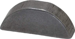 Made in USA - #606 Standard Woodruff Key - 3/4" Long x 3/16" Wide, Alloy Steel - Caliber Tooling