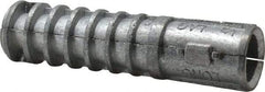 Powers Fasteners - 3/4" Diam, 3/4" Drill, Lag Shield Concrete Anchor - Zamac Alloy, Zinc-Plated Finish, Flat Head - Caliber Tooling