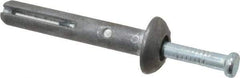 Powers Fasteners - 1/4" Diam, 1/4" Drill, 1-1/2" OAL, 1-7/8" Min Embedment Hammer Drive Concrete Anchor - Steel (Drive Pin)/Zamac Alloy (Body), Zinc-Plated Finish, Mushroom Head - Caliber Tooling