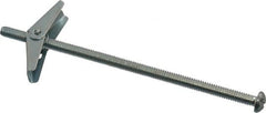 Powers Fasteners - 1/4" Screw, 1/4" Diam, 6" Long, Toggle Bolt Drywall & Hollow Wall Anchor - 5/8" Drill, Zinc Plated, Steel, Grade Zamac 7, Use in Drywall & Wallboard - Caliber Tooling