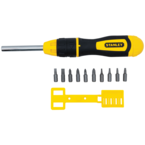 STANLEY® 11 Piece Multi-Bit Ratcheting Screwdriver Set - Caliber Tooling