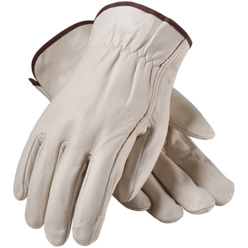 ‎68-118/S Leather Drivers Gloves - Top Grain Cowhide Leather Drivers - Premium Grade - Straight Thumb - Exact Industrial Supply