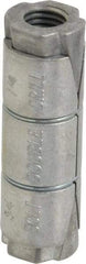 Powers Fasteners - 3/4" Diam, 1-1/4" Drill, 3-15/16" OAL, 2-1/2" Min Embedment Double Expansion Concrete Anchor - Zamac Alloy, Flat Head - Caliber Tooling