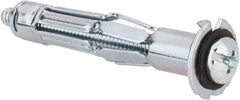 Powers Fasteners - 3/16" Screw, 3/8" Diam, 2" Long, 3/8 to 5/8" Thick, Sleeve Drywall & Hollow Wall Anchor - 3/8" Drill, Zinc Plated, Steel, Grade 5, Use in Concrete, & Masonry, Drywall, Plywood & Wallboard - Caliber Tooling