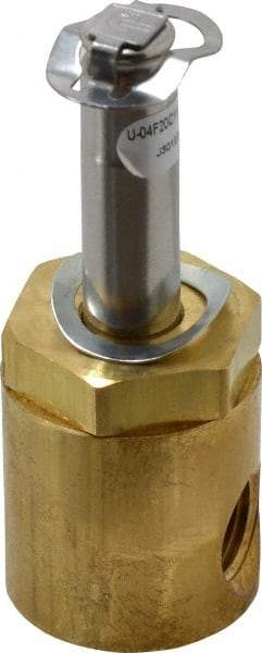 Parker - 1/4" Port, Two Way, Direct Acting, Brass Solenoid Valve - Normally Closed, 140 Max PSI, NBR Seal - Caliber Tooling