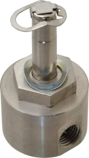 Parker - 1/4" Port, Two Way, Direct Acting, Stainless Steel Solenoid Valve - Normally Closed, 750 Max PSI, NBR Seal - Caliber Tooling