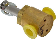 Parker - 1/4" Port, Two Way, Direct Acting, Brass Solenoid Valve - Normally Closed, 65 Max PSI, NBR Seal - Caliber Tooling