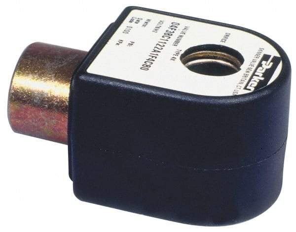 Parker - 24 Volt, 18 Coil Lead Length, Class H, Solenoid Coil - 11.5 Watt, NEMA 4X Enclosure, Use with Parker Skinner Gold Ring Series Valves - Caliber Tooling