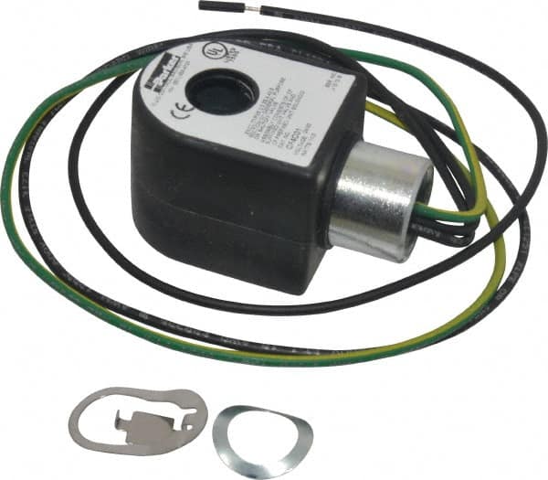 Parker - 24 Volt, 18 Coil Lead Length, Class F, Solenoid Coil - 11.0 Watt, NEMA 4X Enclosure, Use with Parker Skinner Gold Ring Series Valves - Caliber Tooling