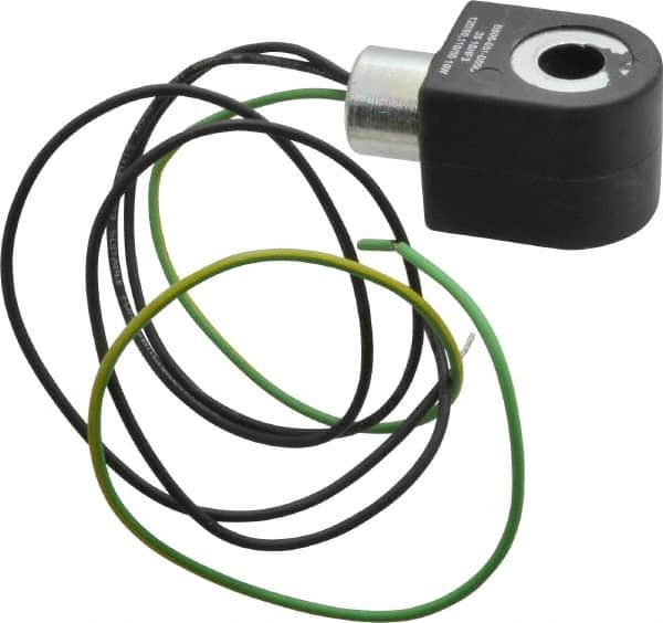 Parker - 120 Volt, 18 Coil Lead Length, Class F, Solenoid Coil - 16.0 Watt, NEMA 4X Enclosure, Use with Parker Skinner Gold Ring Series Valves - Caliber Tooling