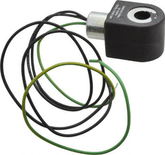 Parker - 120 Volt, 18 Coil Lead Length, Class F, Solenoid Coil - 16.0 Watt, NEMA 4X Enclosure, Use with Parker Skinner Gold Ring Series Valves - Caliber Tooling