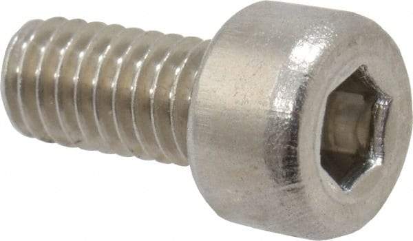 Value Collection - M4x0.70 Metric Coarse Hex Socket Drive, Socket Cap Screw - Grade 18-8 & Austenitic A2 Stainless Steel, Fully Threaded, 8mm Length Under Head - Caliber Tooling