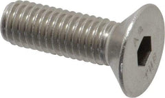 Value Collection - M8x1.25 Metric Coarse Hex Socket Drive, 90° Flat Screw - Grade 18-8 Stainless Steel, Fully Threaded, 25mm OAL - Caliber Tooling