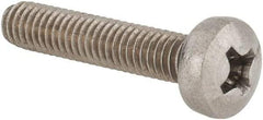 Value Collection - M4x0.70 Metric Coarse, 20mm Length Under Head Phillips Drive Machine Screw - Pan Head, Grade 18-8 Stainless Steel, Uncoated, Without Washer - Caliber Tooling