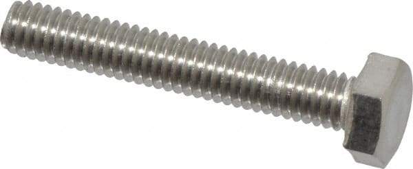 Value Collection - M4x0.70mm Metric Coarse, 25mm Length Under Head Hex Head Cap Screw - Fully Threaded, Grade 18-8 & Austenitic A2 Stainless Steel, 7mm Hex - Caliber Tooling