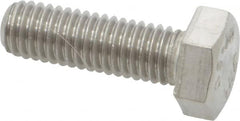 Value Collection - M8x1.25mm Metric Coarse, 25mm Length Under Head Hex Head Cap Screw - Fully Threaded, Grade 18-8 & Austenitic A2 Stainless Steel, 13mm Hex - Caliber Tooling