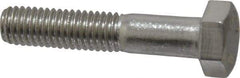 Value Collection - M8x1.25mm Metric Coarse, 40mm Length Under Head Hex Head Cap Screw - Partially Threaded, Grade 18-8 & Austenitic A2 Stainless Steel, 13mm Hex - Caliber Tooling