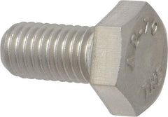 Value Collection - M10x1.50mm Metric Coarse, 20mm Length Under Head Hex Head Cap Screw - Fully Threaded, Grade 18-8 & Austenitic A2 Stainless Steel, 17mm Hex - Caliber Tooling