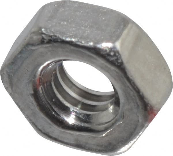 Value Collection - M2x4.00 Stainless Steel Right Hand Hex Nut - 4mm Across Flats, 1.6mm High, Uncoated - Caliber Tooling