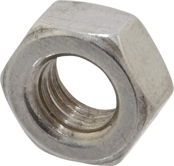 Value Collection - M8x1.25 Stainless Steel Right Hand Hex Nut - 13mm Across Flats, 6.5mm High, Uncoated - Caliber Tooling