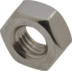 Value Collection - M10x1.50 Stainless Steel Right Hand Hex Nut - 17mm Across Flats, 8mm High, Uncoated - Caliber Tooling