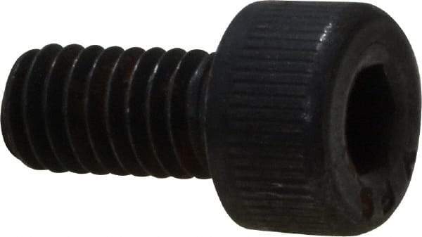 Value Collection - M4x0.70 Metric Coarse Hex Socket Drive, Socket Cap Screw - Grade 12.9 Alloy Steel, Black Oxide Finish, Fully Threaded, 8mm Length Under Head - Caliber Tooling