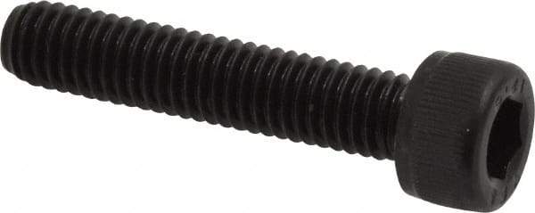 Value Collection - M6x1.00 Metric Coarse Hex Socket Drive, Socket Cap Screw - Grade 12.9 Alloy Steel, Black Oxide Finish, Fully Threaded, 30mm Length Under Head - Caliber Tooling