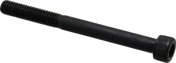 Value Collection - M6x1.00 Metric Coarse Hex Socket Drive, Socket Cap Screw - Grade 12.9 Alloy Steel, Black Oxide Finish, Partially Threaded, 65mm Length Under Head - Caliber Tooling