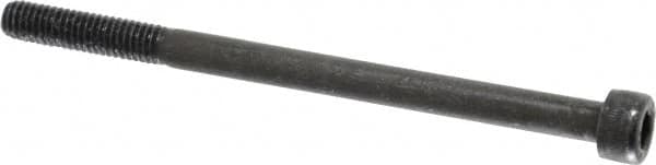 Value Collection - M6x1.00 Metric Coarse Hex Socket Drive, Socket Cap Screw - Grade 12.9 Alloy Steel, Black Oxide Finish, Partially Threaded, 90mm Length Under Head - Caliber Tooling