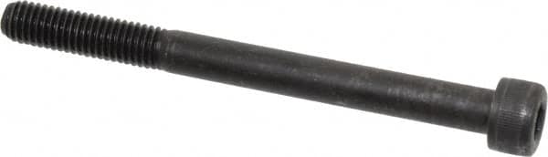 Value Collection - M8x1.25 Metric Coarse Hex Socket Drive, Socket Cap Screw - Grade 12.9 Alloy Steel, Black Oxide Finish, Partially Threaded, 90mm Length Under Head - Caliber Tooling