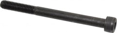 Value Collection - M8x1.25 Metric Coarse Hex Socket Drive, Socket Cap Screw - Grade 12.9 Alloy Steel, Black Oxide Finish, Partially Threaded, 90mm Length Under Head - Caliber Tooling