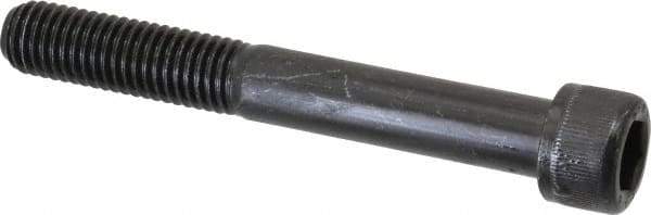 Value Collection - M12x1.75 Metric Coarse Hex Socket Drive, Socket Cap Screw - Grade 12.9 Alloy Steel, Black Oxide Finish, Partially Threaded, 90mm Length Under Head - Caliber Tooling