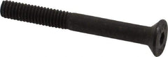 Value Collection - M4x0.70 Metric Coarse Hex Socket Drive, 90° Flat Screw - Grade 12.9 Alloy Steel, Black Oxide Finish, Partially Threaded, 35mm OAL - Caliber Tooling