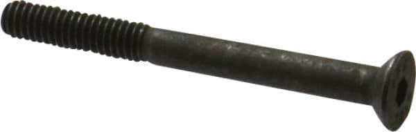 Value Collection - M4x0.70 Metric Coarse Hex Socket Drive, 90° Flat Screw - Grade 12.9 Alloy Steel, Black Oxide Finish, Partially Threaded, 40mm OAL - Caliber Tooling