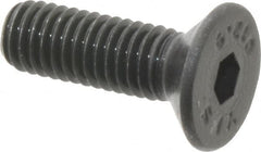 Value Collection - M5x0.80 Metric Coarse Hex Socket Drive, 90° Flat Screw - Grade 12.9 Alloy Steel, Black Oxide Finish, Fully Threaded, 16mm OAL - Caliber Tooling