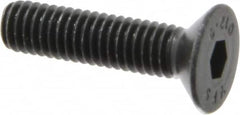 Value Collection - M6x1.00 Metric Coarse Hex Socket Drive, 90° Flat Screw - Grade 12.9 Alloy Steel, Black Oxide Finish, Fully Threaded, 25mm OAL - Caliber Tooling