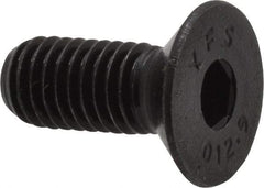 Value Collection - M8x1.25 Metric Coarse Hex Socket Drive, 90° Flat Screw - Grade 12.9 Alloy Steel, Black Oxide Finish, Fully Threaded, 20mm OAL - Caliber Tooling