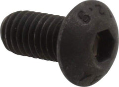 Value Collection - M5x0.80 Metric Coarse Hex Socket Drive, Button Screw - Grade 12.9 Alloy Steel, Black Oxide Finish, Fully Threaded, 10mm Length Under Head - Caliber Tooling