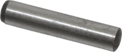 Value Collection - 4mm Diam x 20mm Pin Length Grade 8 Alloy Steel Precision Dowel Pin - Bright Finish, 1 Rounded End - Caliber Tooling