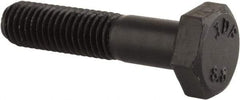 Value Collection - M10x1.50mm Metric Coarse, 45mm Length Under Head Hex Head Cap Screw - Partially Threaded, Grade 8.8 Steel, Uncoated, 17mm Hex - Caliber Tooling