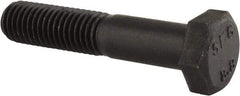 Value Collection - M12x1.75mm Metric Coarse, 60mm Length Under Head Hex Head Cap Screw - Partially Threaded, Grade 8.8 Steel, Uncoated, 19mm Hex - Caliber Tooling