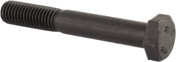 Value Collection - M12x1.75mm Metric Coarse, 80mm Length Under Head Hex Head Cap Screw - Partially Threaded, Grade 8.8 Steel, Uncoated, 19mm Hex - Caliber Tooling