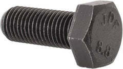 Value Collection - M8x1.00mm Metric Fine, 20mm Length Under Head Hex Head Cap Screw - Fully Threaded, Grade 8.8 Steel, Uncoated, 13mm Hex - Caliber Tooling