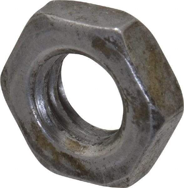 Value Collection - M6x1.00 Steel Right Hand Hex Jam Nut - 10mm Across Flats, 3.2mm High, Uncoated - Caliber Tooling