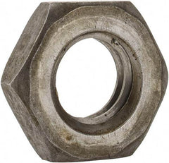 Value Collection - M10x1.50 Steel Right Hand Hex Jam Nut - 17mm Across Flats, 5mm High, Uncoated - Caliber Tooling