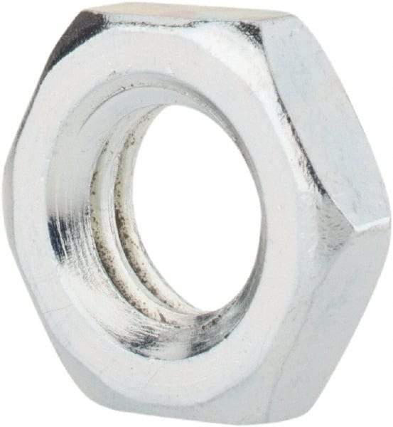 Value Collection - M8x1.25 Steel Right Hand Hex Jam Nut - 13mm Across Flats, 4mm High, Zinc-Plated Finish - Caliber Tooling