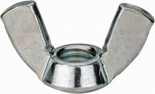 Value Collection - M10x1.50, Zinc Plated, Iron Standard Wing Nut - 4.6mm Wing Span, 23mm Wing Span - Caliber Tooling